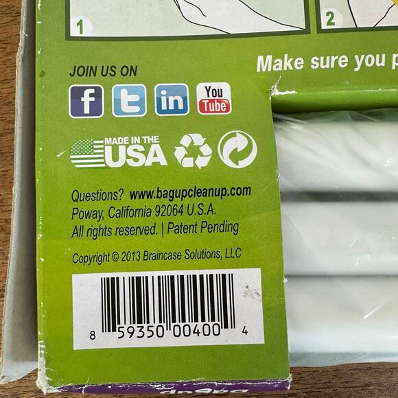 NEW IN BOX Bag Up The Ultimate Cleanup Tool NEW OLD STOCK 2013 Pooper Scooper - Picture 6 of 6